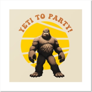 Yeti To Party Posters and Art